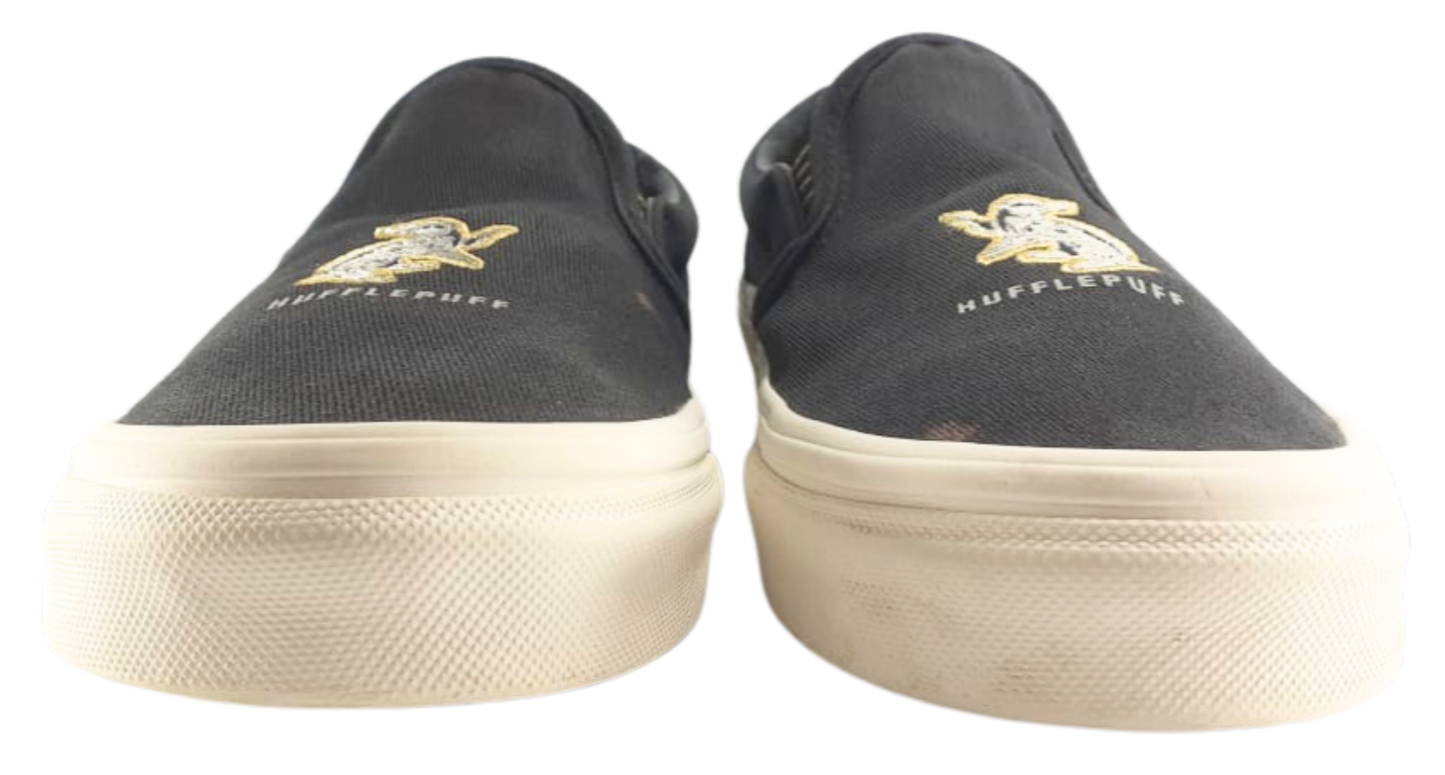 Vans X Harry Potter Hufflepuff Classic Slip On Shoes Black
