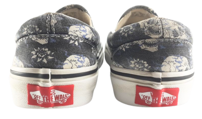 Vans Classic Slip On Flash Skulls Black White
