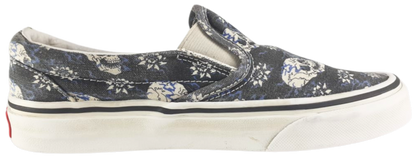 Vans Classic Slip On Flash Skulls Black White